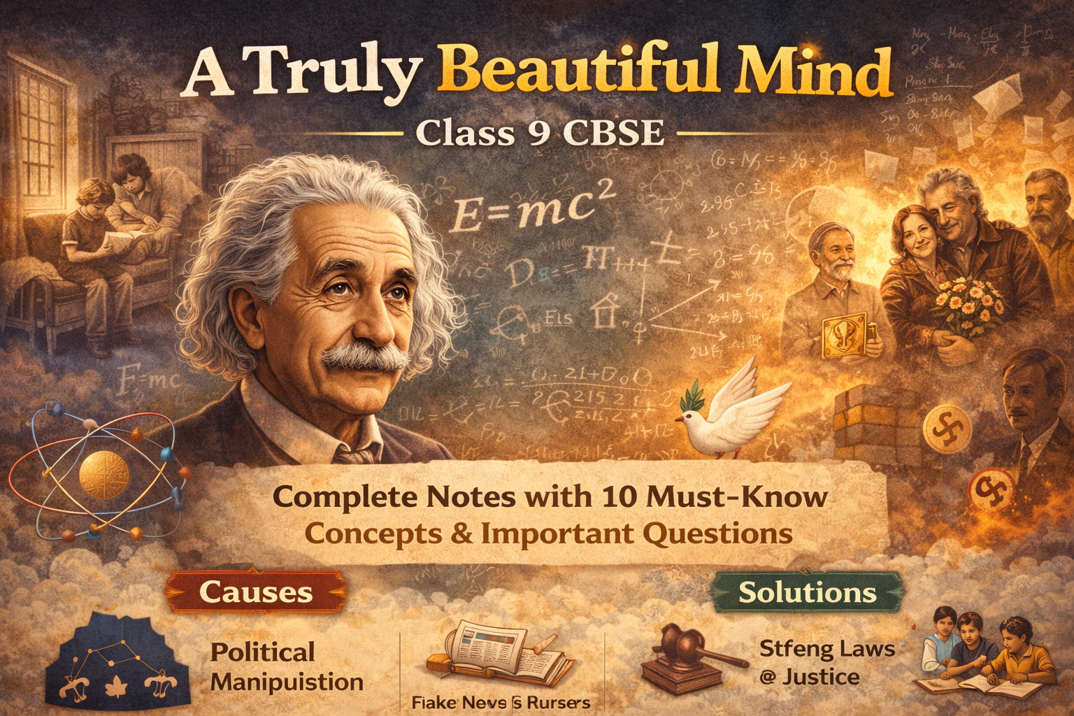 You are currently viewing Class 9 English Beehive Chapter 4 Notes – A Truly Beautiful Mind | Nextoper