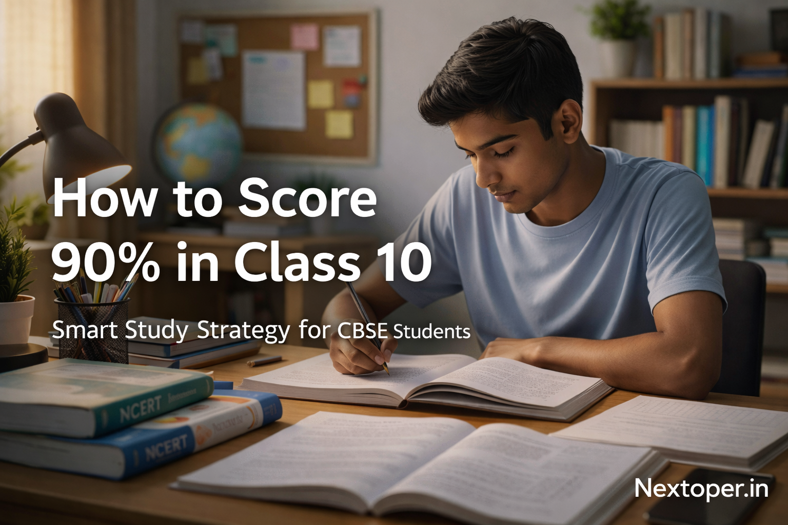 You are currently viewing How to Score 90% in Class 10 Boards – Complete Step-by-Step Guide | Nextoper Notes