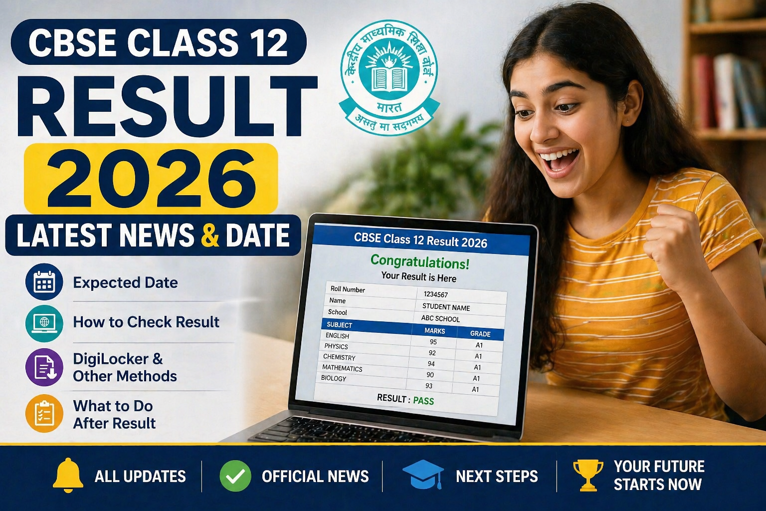 You are currently viewing CBSE Class 12 Board Result 2026 – Latest News & Date | Nextoper Notes