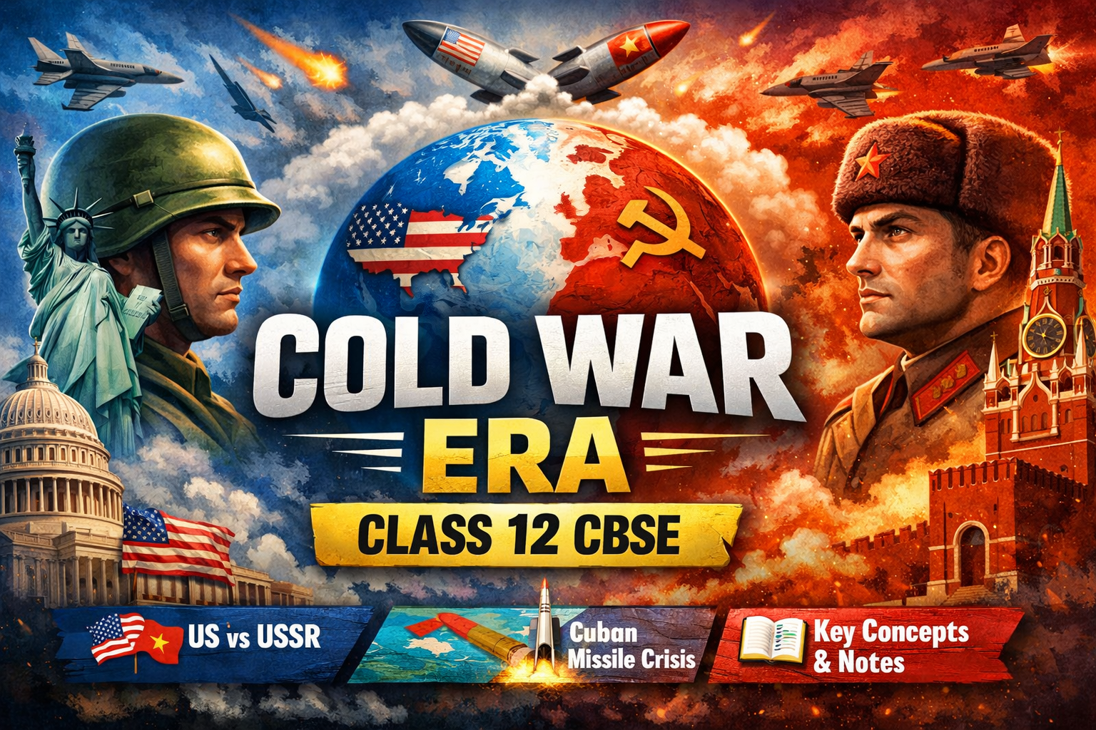 You are currently viewing Cold War Era Class 12 CBSE – Complete Notes with 10 Must-Know Concepts for Board Exams | Nextoper
