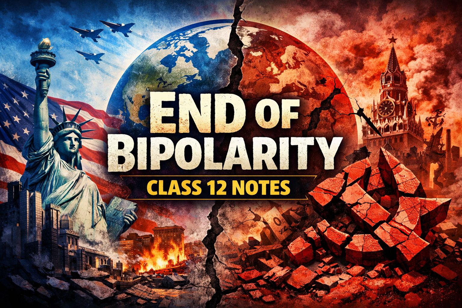 You are currently viewing End of Bipolarity Class 12 CBSE – 20 Important Questions | Nextoper