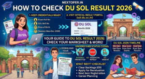 How to Check DU SOL Result 2026