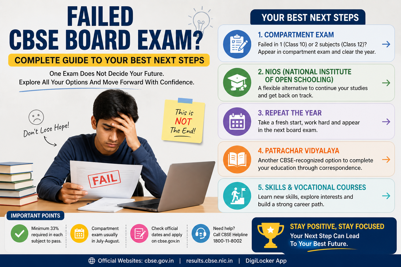 You are currently viewing Failed CBSE Board Exam? Complete Guide to Your Best Next Steps | Nextoper