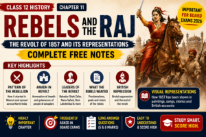 Class 12 History Chapter 11 Rebels and the Raj The Revolt