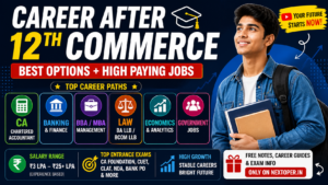 Career After 12th Commerce