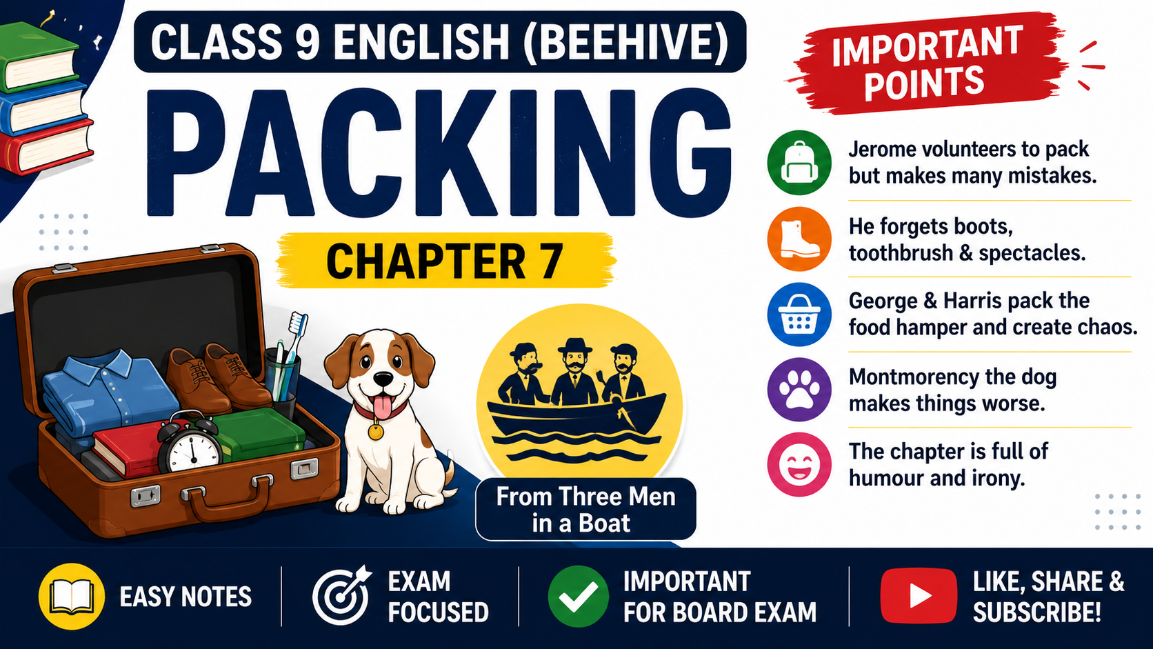 You are currently viewing NCERT Class 9 English Packing Notes Handwritten-Style | Nextoper Notes