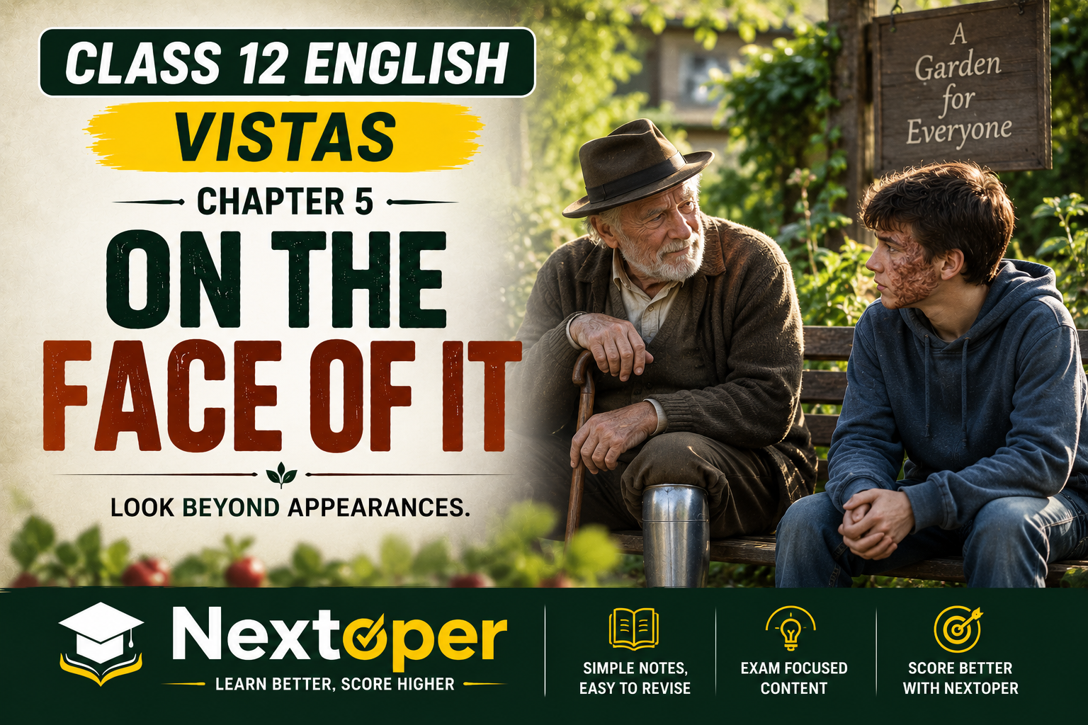 Read more about the article CBSE Class 12 English Chapter 5 On the Face of It PDF Notes | Nextoper Notes