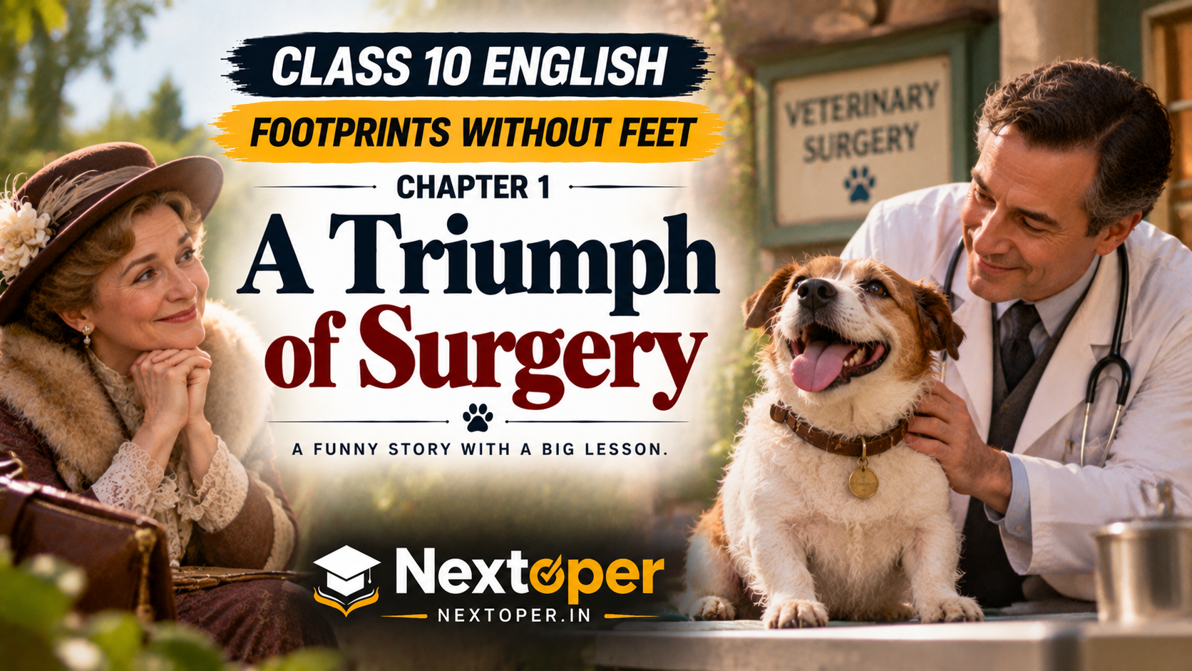You are currently viewing NCERT Class 10 English A Triumph of Surgery PDF Notes – Summary, Characters, Themes and Questions | Nextoper Notes