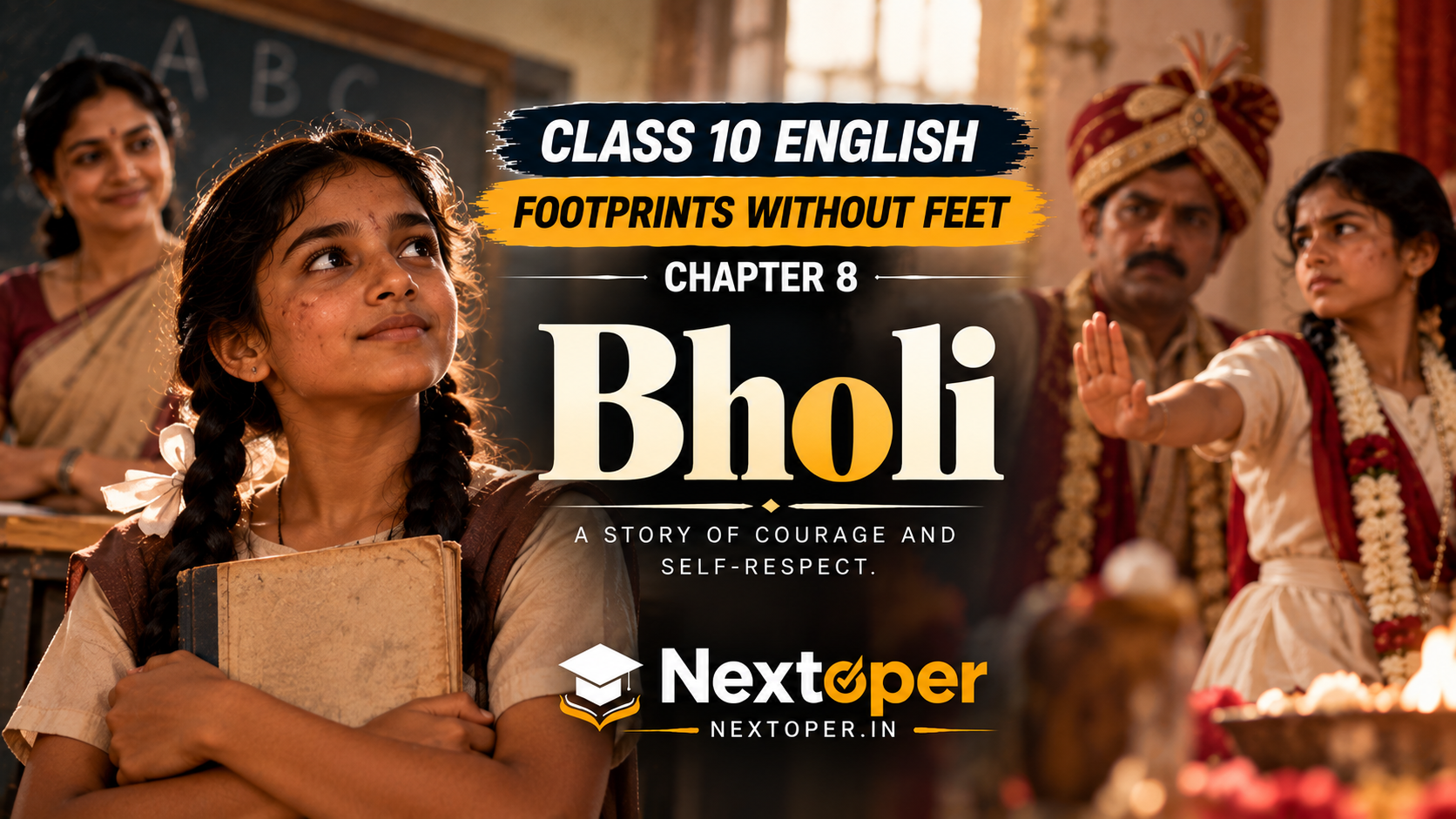 You are currently viewing Class 10 English Chapter 8 Bholi Notes –  Summary, Characters, Themes and Questions | nextoper notes