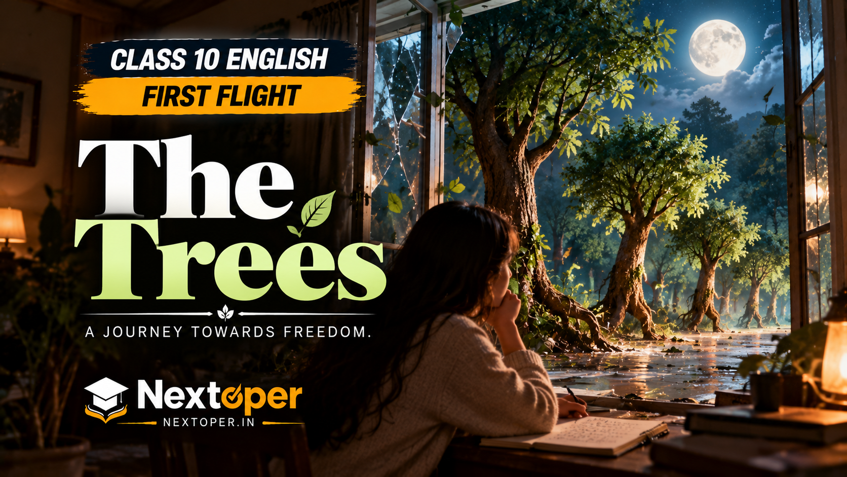 You are currently viewing CBSE Class 10 English The Trees Poem Notes 2026-27: Summary, Themes and NCERT Answers | Nextoper Notes